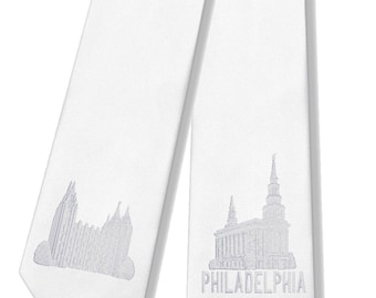 Bentonville LDS Embroidered Temple Ties