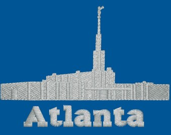 Atlanta Georgia LDS Embroidered Temple Ties