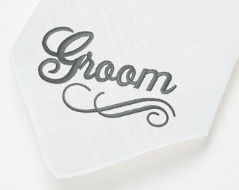 Groom and Groomsmen Wedding Handkerchiefs