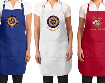 Relief Society Embroidered Apron
