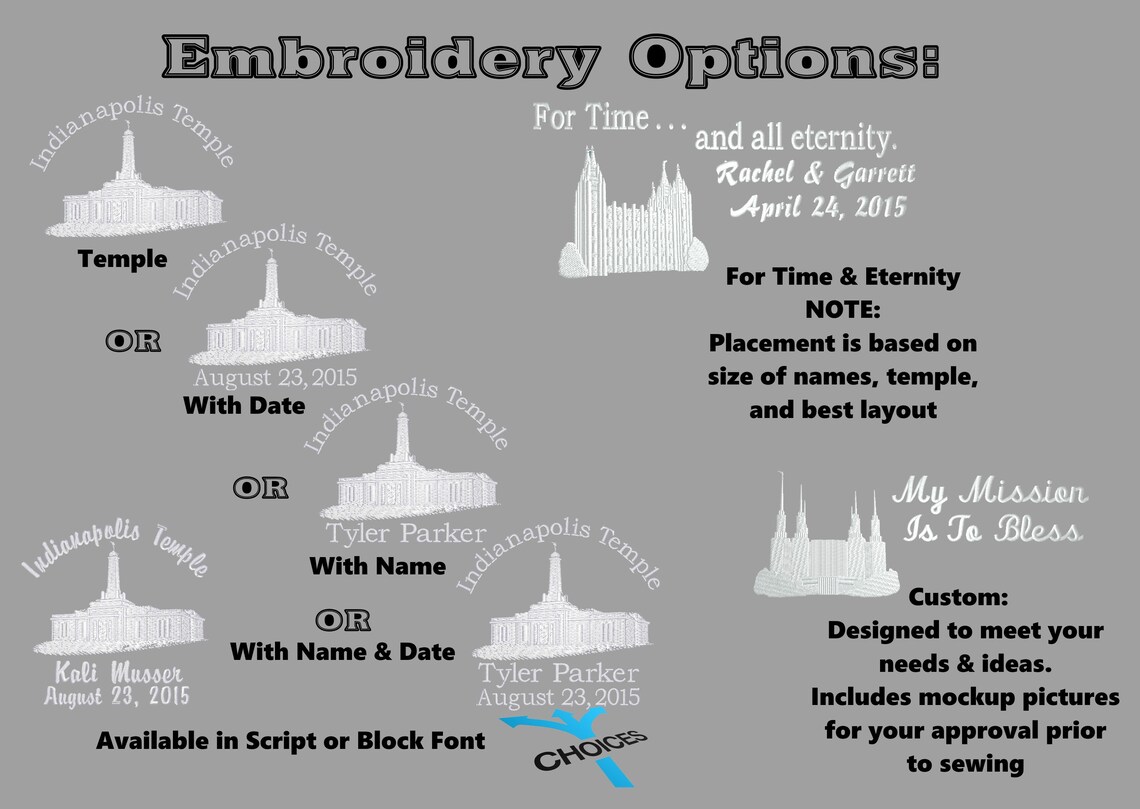 Winnipeg Manitoba Embroidered LDS Temple Handkerchiefs Etsy