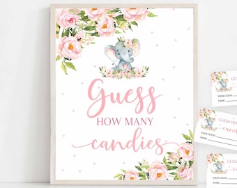 Qoqxjodd Butterfly Guess How Many Candies Game, Panneau 12,7