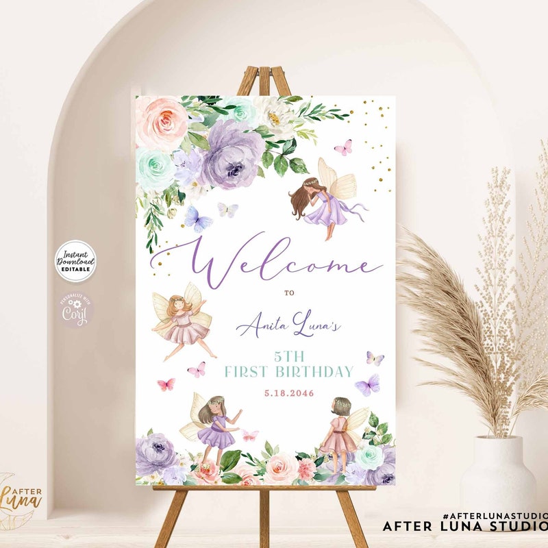 Fairies Welcome Sign - Etsy UK