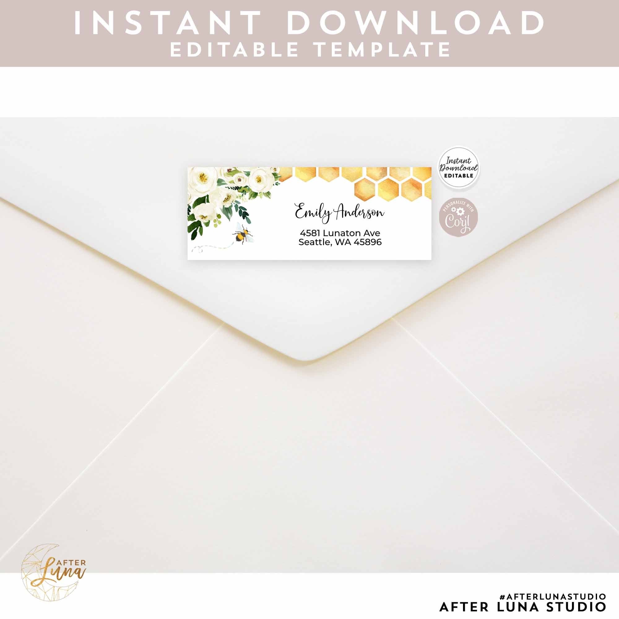 Avery Template - Etsy