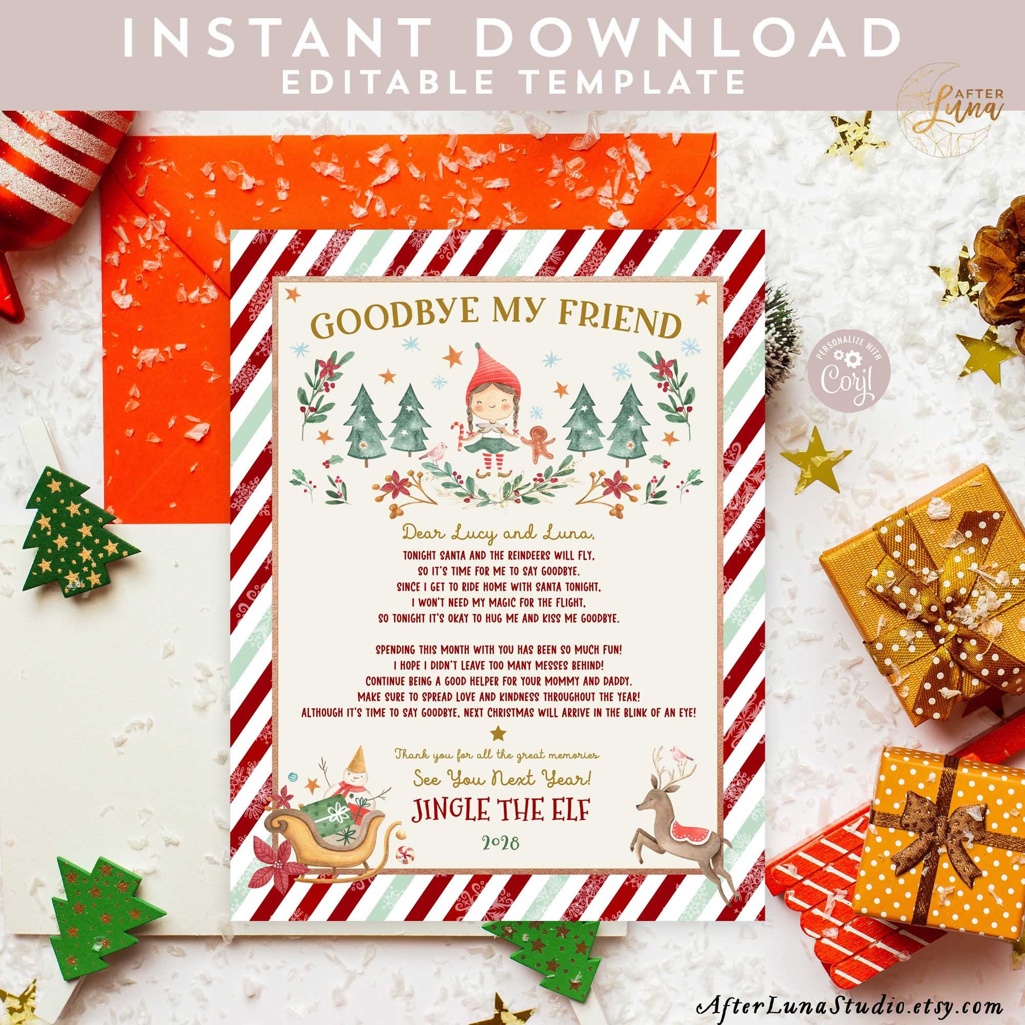 Arriba 99+ Foto Carta De Despedida Elf On The Shelf En Español Actualizar