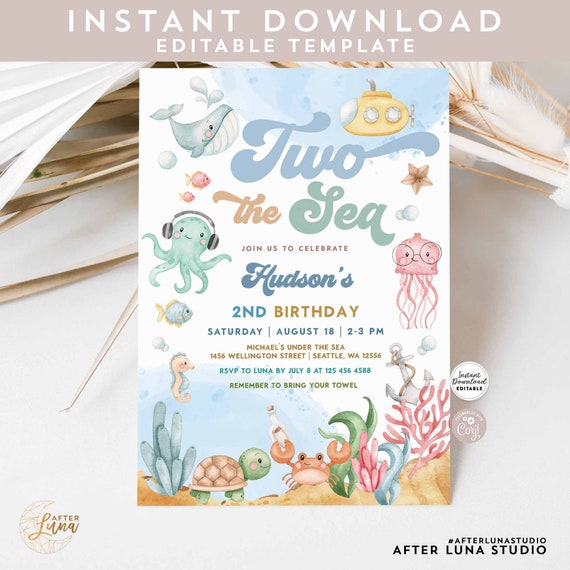 Under the Sea  Printable Scrapbooking Kit (teacher made)