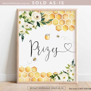 Premios de abejas firman novia a abeja destinada a abeja boda pareja despedida de soltera decoración decoración digital imprimible descarga instantánea 845BR1