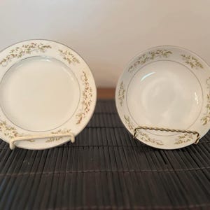 International Silver Co.  "Springtime" Pattern - Bread Plate or Dessert Bowl (Choose your piece)