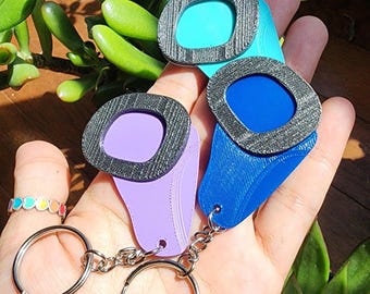 Chaveiro de locutor | Stenomask de repórter de voz impresso em 3D