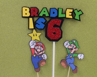 Super Mario 3D Cake Topper