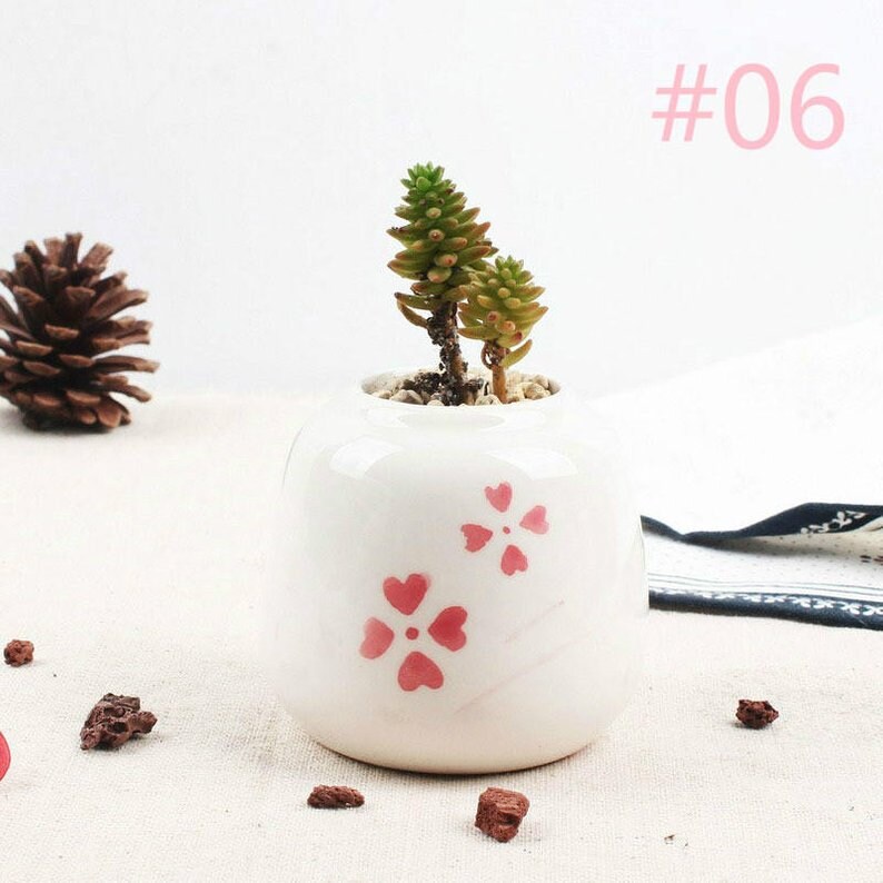 Japanese Style Ceramic Planters succulent Planterceramic Etsy