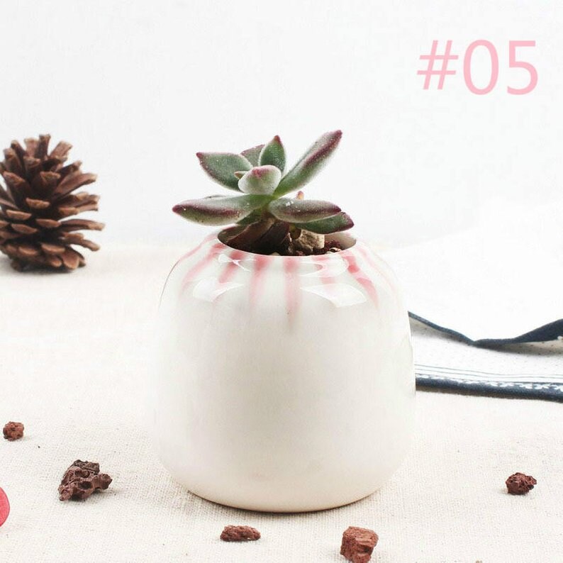 Japanese Style Ceramic Planters succulent Planterceramic Etsy