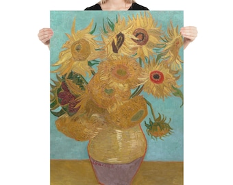 Poster - Wall Art - Home Decor - Vincent van Gogh  Dutch sunFlowers - Art and Wall Art