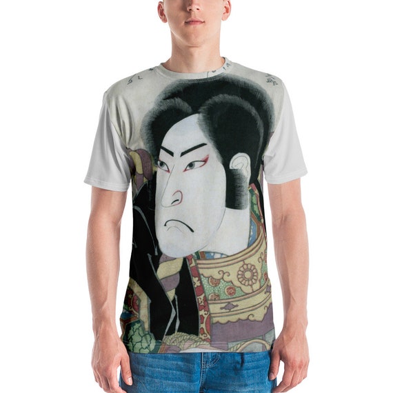 Men's T-shirt. Shunkosai Hokushu, Japanese Actor - Fashion Art