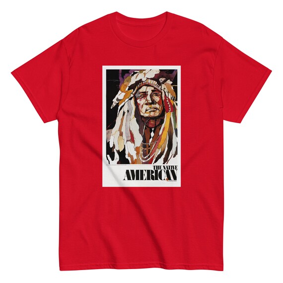 Native American Men's classic tee - Aesthetic Inspired Fashion Vintage Art Print Gift for Art Lover