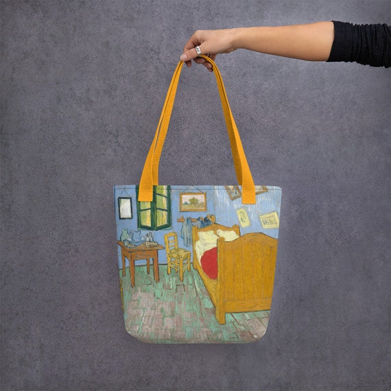 Tote Bag  Vincent van Gogh  The Bedroom - Aesthetic Inspired Fashion Vintage Art Print Gift for Art Lover