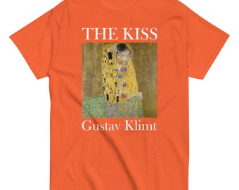 Gustav Klimt The Kiss Men’s Classic T-Shirt – Art Nouveau Wearable Art Tee Gift for Art Lovers
