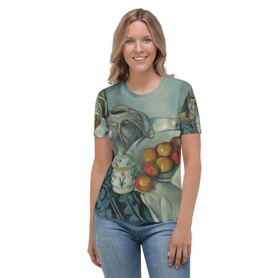 Women's T-shirt  Paul Cézanne  Still Life with Fruit - Aesthetic Inspired Fashion Vintage Art Print Gift for Art Lover