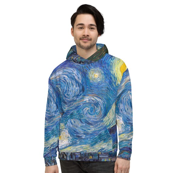 Unisex Hoodie. Vincent van Gogh, Starry Night - Fashion Art