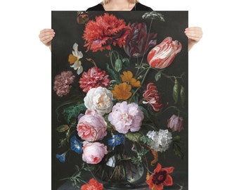 Poster - Wall Art - Home Decor - Jan Davidsz van Heem  Flowers in a Vase - Art and Wall Art