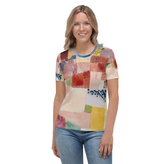 Women's T-shirt  Paul Klee  Motif from Hammamet - Aesthetic Inspired Fashion Vintage Art Print Gift for Art Lover