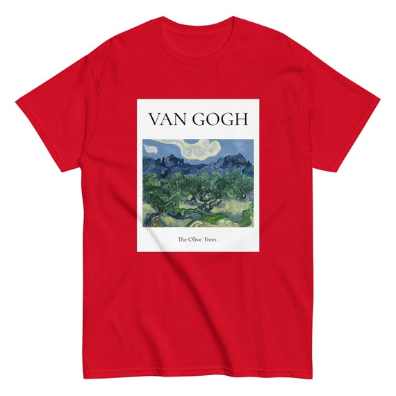 Van Gogh Olive Trees Men's classic tee - Aesthetic Inspired Fashion Vintage Art Print Gift for Art Lover