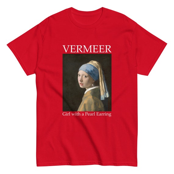 Vermeer Earring Men's classic tee - Aesthetic Inspired Fashion Vintage Art Print Gift for Art Lover