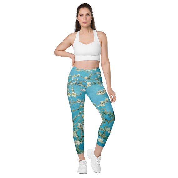 Leggings with pockets. Vincent van Gogh, Almond Blossom - Art and Fashion