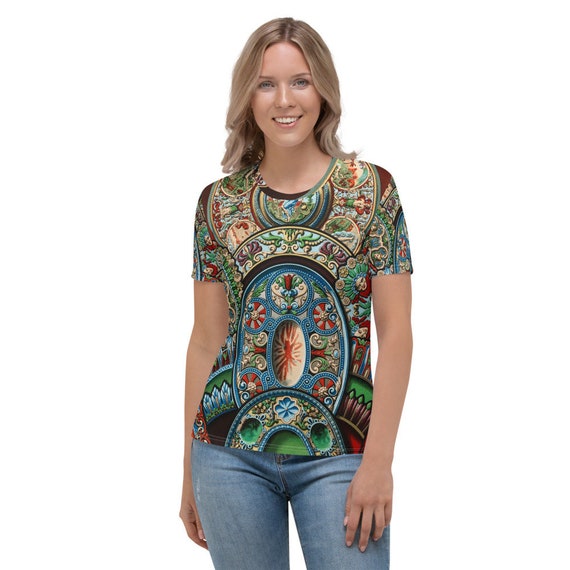 Women's T-shirt  Albert Racinet  Renaissance pattern from L'ornement Polychrome - Fashion Art