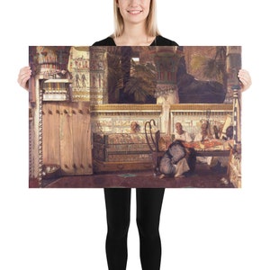 Poster  Lawrence Alma-Tadema  The Egyptian Widow - Aesthetic Inspired Wall Art Vintage Art Print Gift for Art Lover