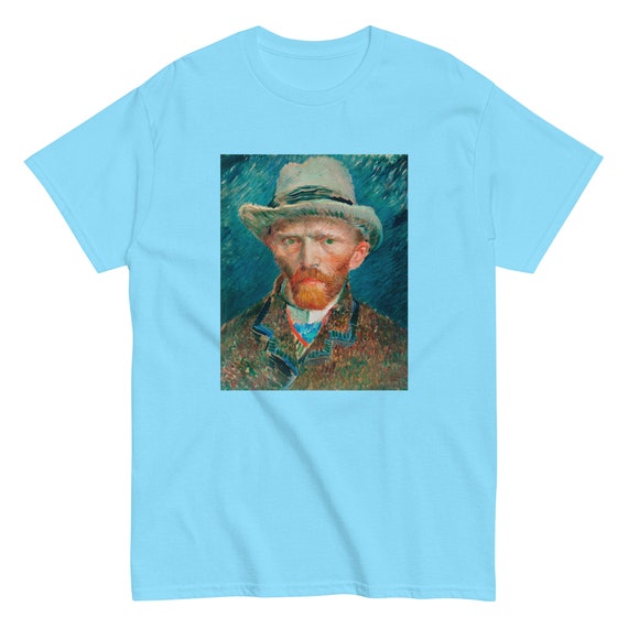 Van Gogh Portrait Men's classic tee - Aesthetic Inspired Fashion Vintage Art Print Gift for Art Lover