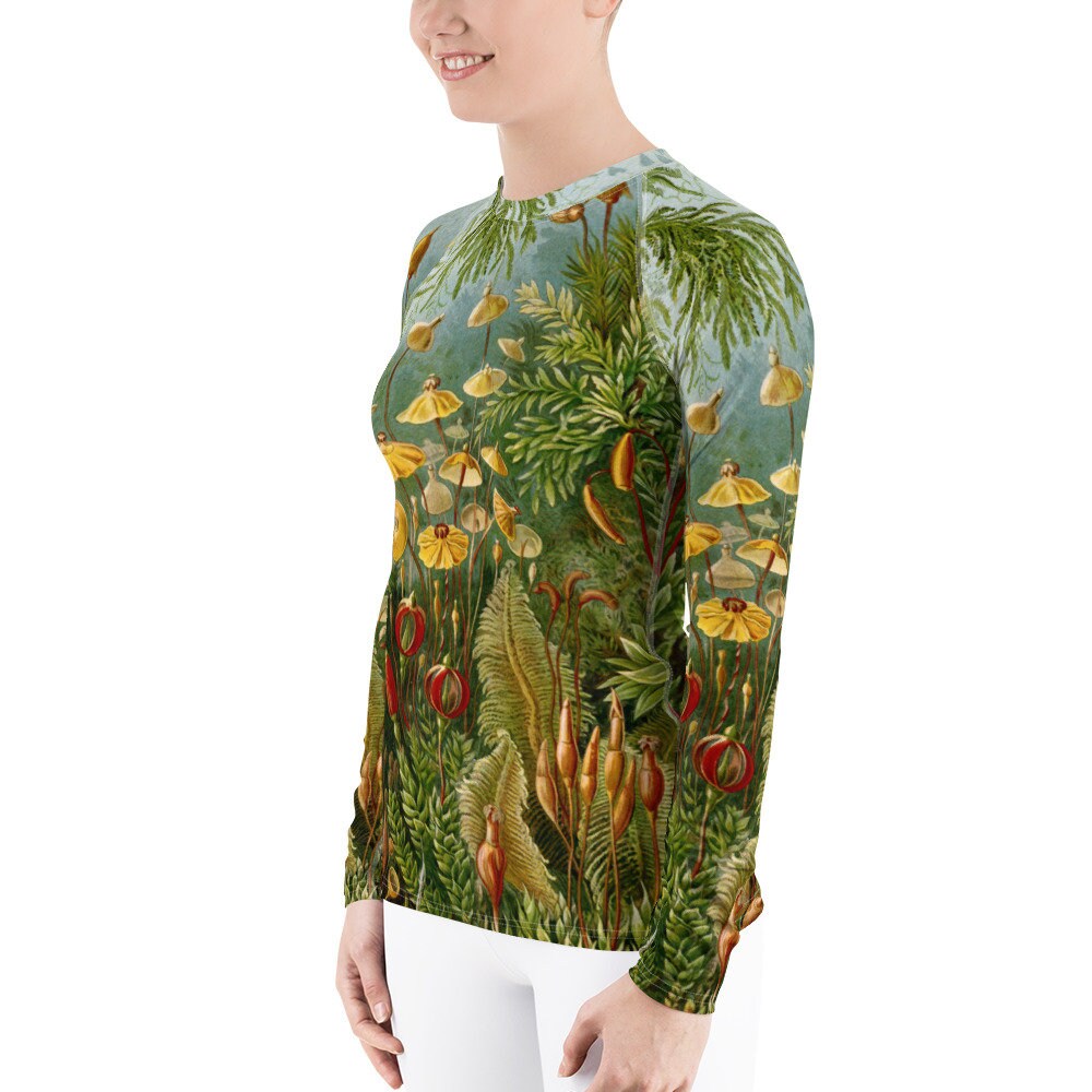 Women's Rash Guard Ernst Haeckel Art Form in Nature - Aesthetic ...