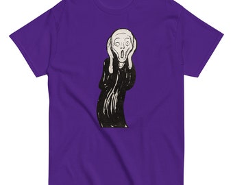 Edvard Munch The Scream Men’s Classic T-Shirt – Expressionist Wearable Art Tee Gift for Art Lovers