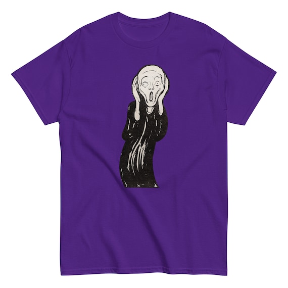 Munch Scream Men's classic tee - Aesthetic Inspired Fashion Vintage Art Print Gift for Art Lover