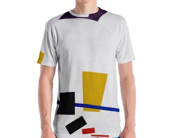 Men's T-shirt  Kazimir Malevich  Suprematist Composition - Aesthetic Inspired Fashion Vintage Art Print Gift for Art Lover