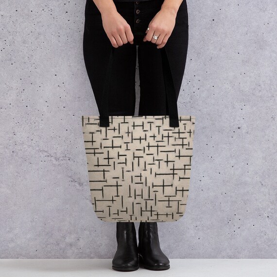 Tote Bag  Mondriaan  Composition - Aesthetic Inspired Fashion Vintage Art Print Gift for Art Lover
