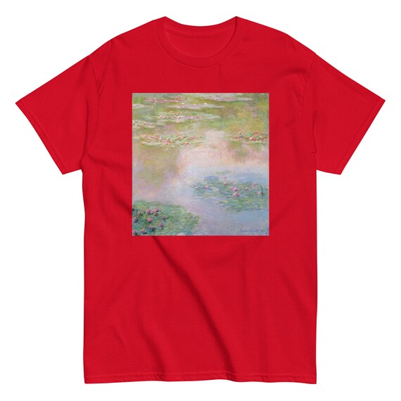 Nymphs Monet Men's classic tee - Aesthetic Inspired Fashion Vintage Art Print Gift for Art Lover