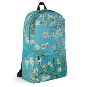 Sac à dos Vincent van Gogh Almond Blossom - Impression d&#39;art vintage inspirée de la mode, cadeau pour amateur d&#39;art