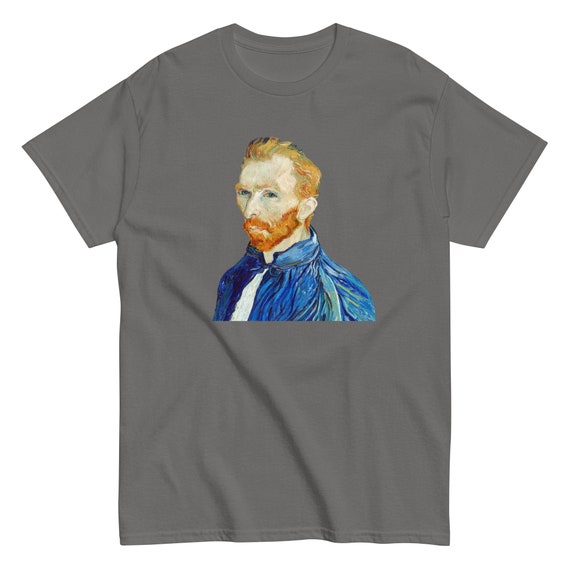 Van Gogh Portrait Men's classic tee - Aesthetic Inspired Fashion Vintage Art Print Gift for Art Lover