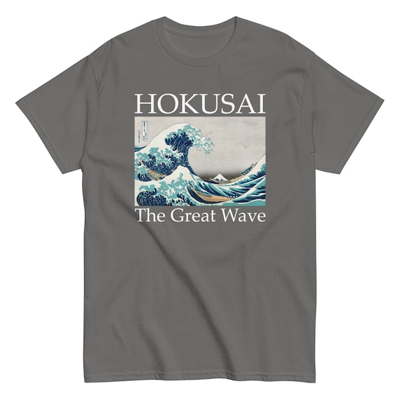 Hokusai Great Wave Men's classic tee - Aesthetic Inspired Fashion Vintage Art Print Gift for Art Lover