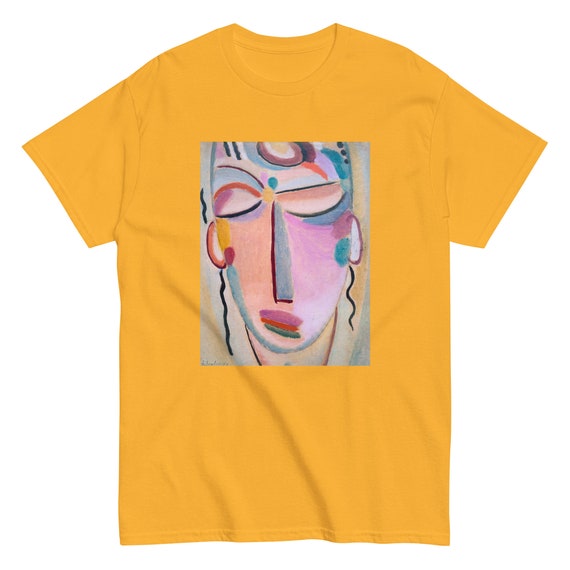 Meditation Jawlensky Men's classic tee - Aesthetic Inspired Fashion Vintage Art Print Gift for Art Lover