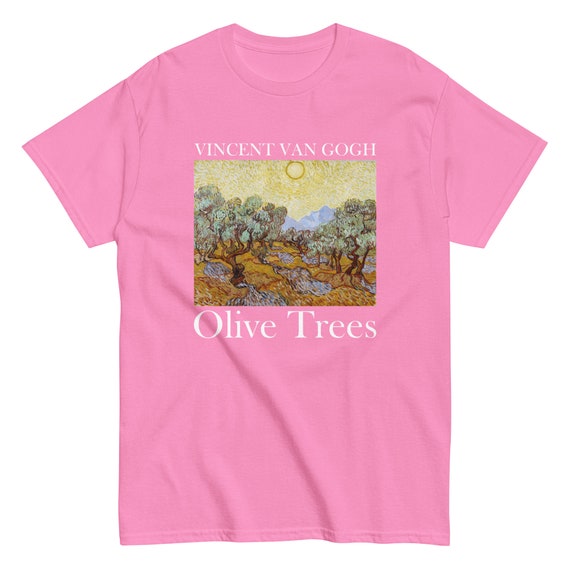 Van Gogh Olive Trees Men's classic tee - Aesthetic Inspired Fashion Vintage Art Print Gift for Art Lover