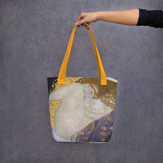 Tote Bag  Gustav Klimt  Danae - Aesthetic Inspired Fashion Vintage Art Print Gift for Art Lover