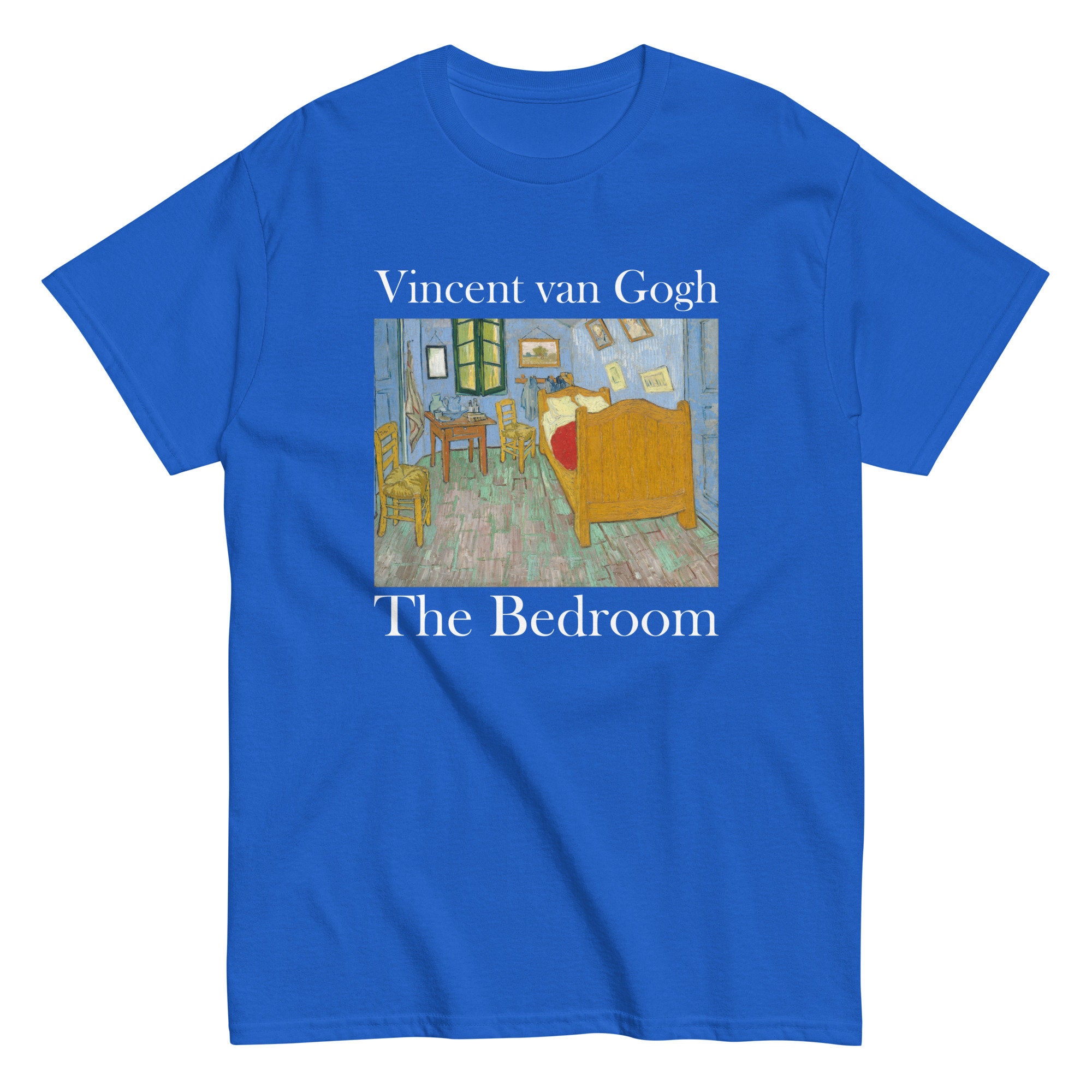 ヴァン・ゴッホの寝室メンズクラシックTシャツ - 美的インスピ 