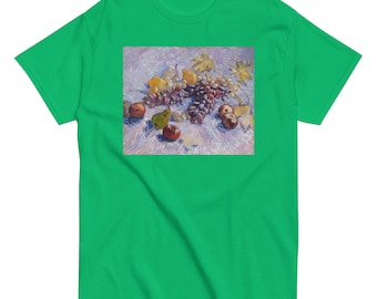 Klassisches Herren-T-Shirt mit Van-Gogh-Stillleben – Postimpressionistisches Kunst-T-Shirt zum Anziehen – Geschenk für Kunstliebhaber