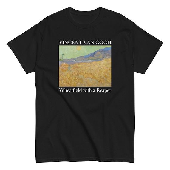 Van Gogh Reape Men's classic tee - Aesthetic Inspired Fashion Vintage Art Print Gift for Art Lover