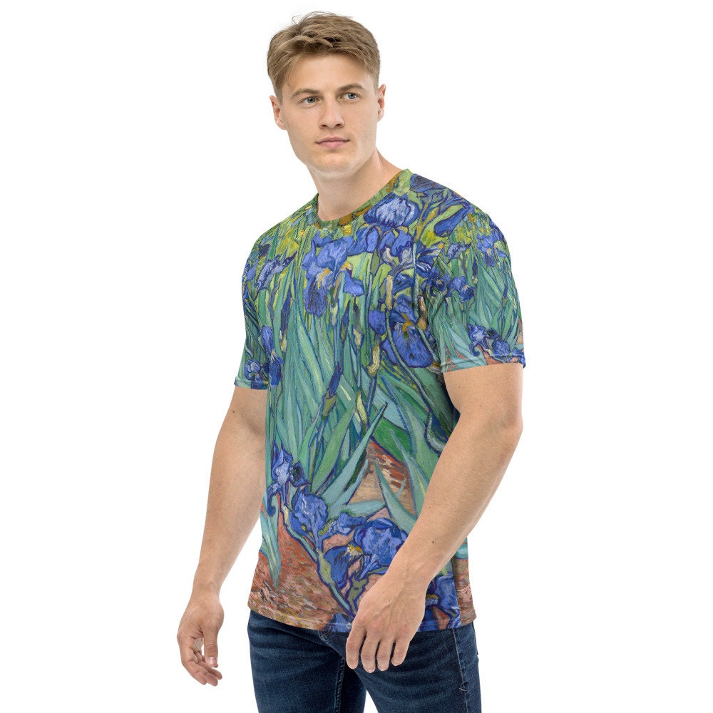 Discover Men's T-shirt. Vincent van Gogh, Irisses