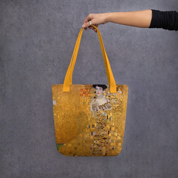 Tote Bag  Gustav Klimt  Portrait - Aesthetic Inspired Fashion Vintage Art Print Gift for Art Lover