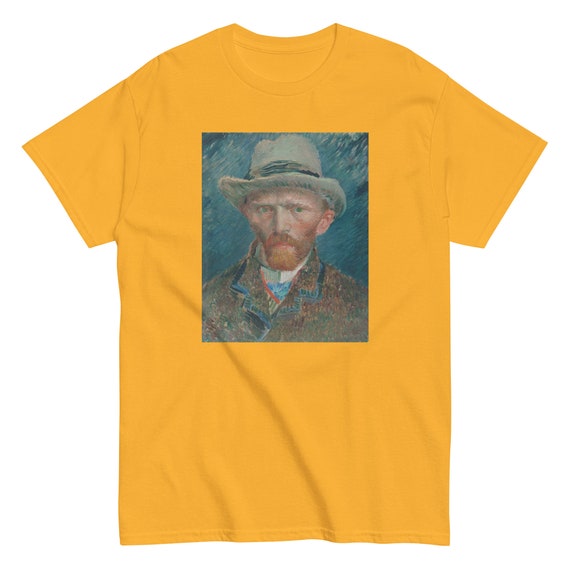 Portrait Van Gogh Men's classic tee - Aesthetic Inspired Fashion Vintage Art Print Gift for Art Lover