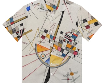Kandinsky Tension Unisex button shirt